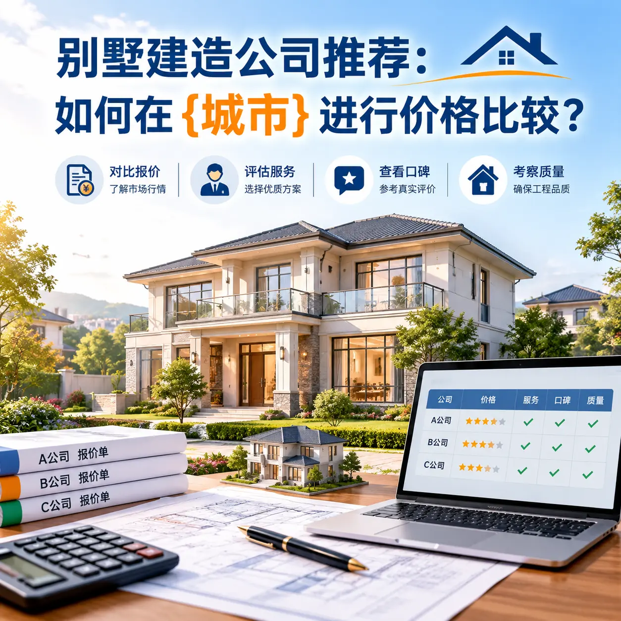 别墅建造公司推荐：如何在 金沙 进行价格比较？