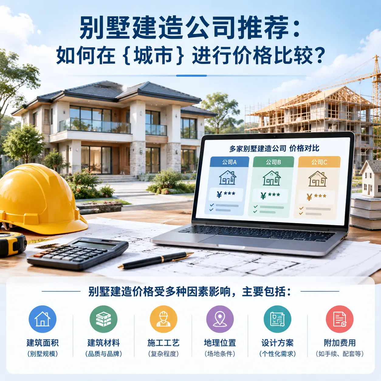 别墅建造公司推荐：如何在 金沙 进行价格比较？