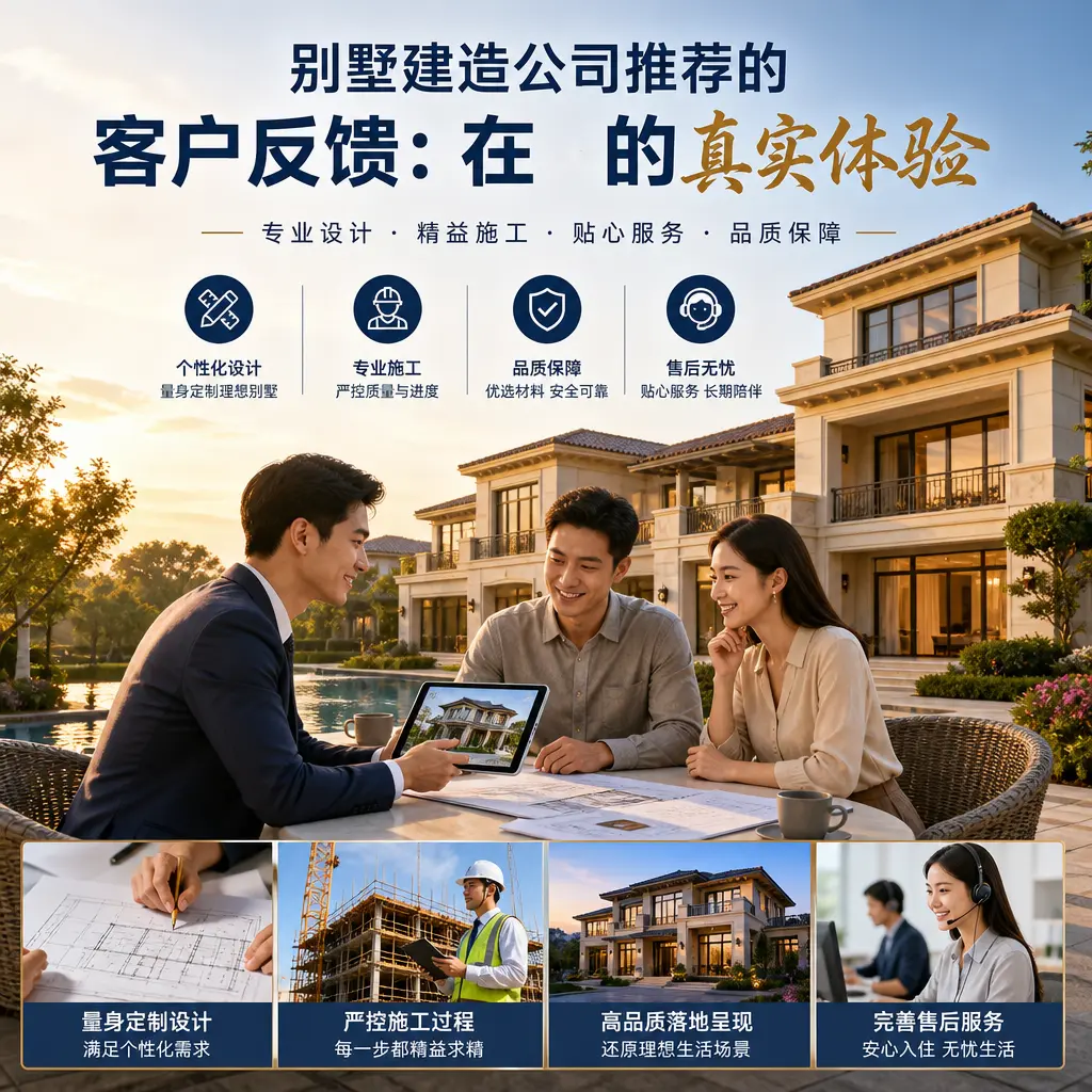 别墅建造公司推荐的客户反馈:在 金沙 的真实体验