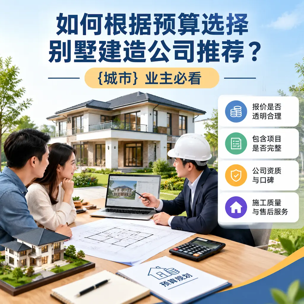 如何根据预算选择别墅建造公司推荐？ 金沙 业主必看