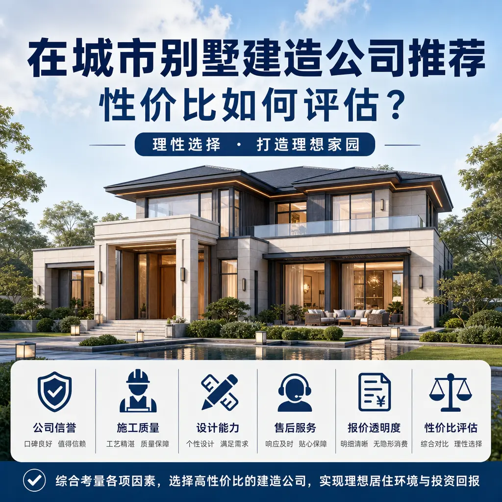 在 金沙 别墅建造公司推荐,性价比如何评估?